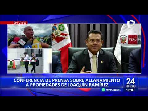 Joaquín Ramírez: “más de US$1000 millones se incautarán de 295 bienes”, dijo ministro Romero