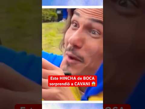 CAVANI se sorprendió por este hincha de BOCA | #FutbolArgentino #BocaJuniors #Argentina #Uruguay
