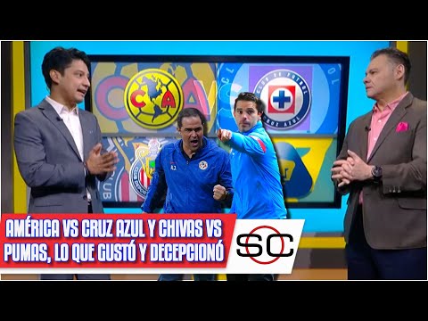 CRUZ AZUL debe bajar expectativas tras lo visto vs AMÉRICA. CHIVAS recupera ILUSIÓN | SportsCenter