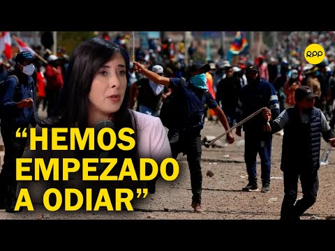 Alexandra Ames sobre la crisis social en Perú: Hemos empezado a odiar a aquel que piensa distinto