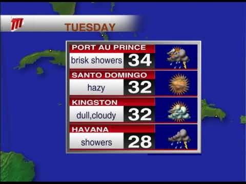 Caribbean Travel Weather - Tuesday 12th May 2020