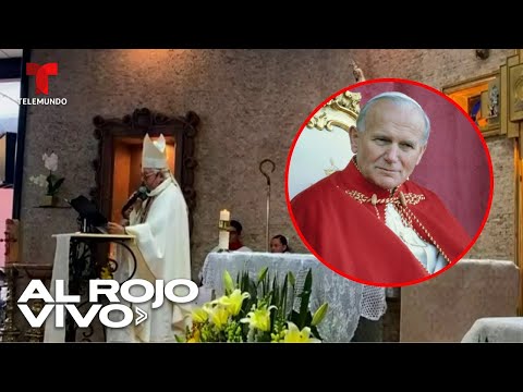 Reciben las reliquias de Juan Pablo II en Morelos