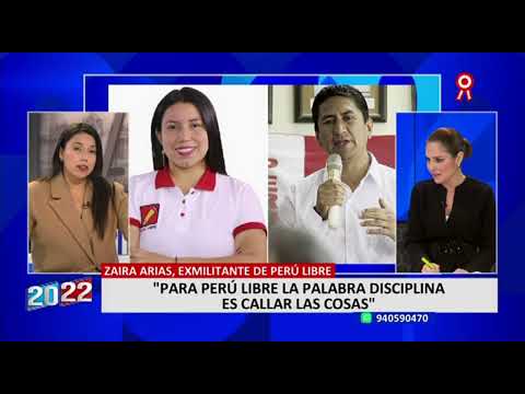 Zaira Arias tras expulsión: “Para Perú Libre la palabra disciplina es callar las cosas”