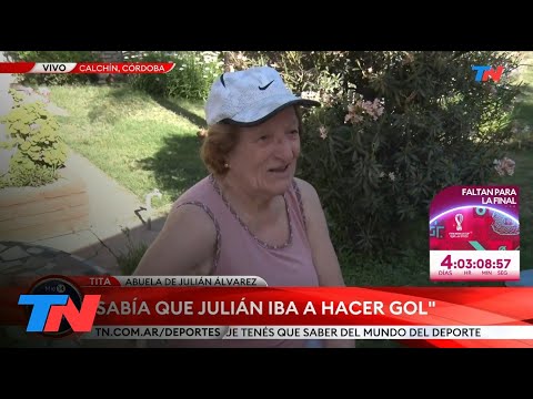 MUNDIAL QATAR 2022 I Córdoba: La abuela de Julián Álvarez y su cábala para la final.