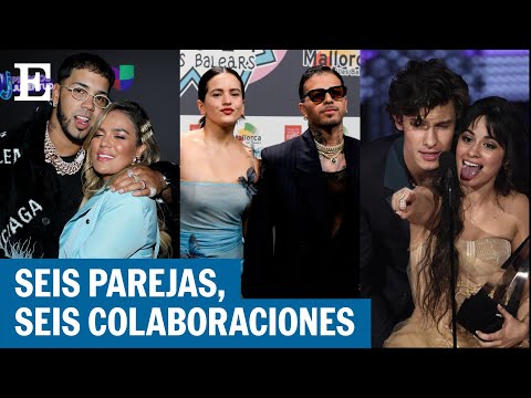 Rosalía y Rauw Alejandro no son los únicos: otras seis parejas que sellaron su amor con una canción