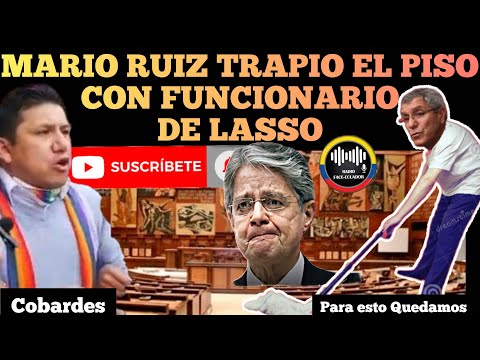 MARIO RUIZ TRAP3A EL PISO CON FUNCIONARIOS DEL GOBIERNO DEL ENCUENTRO DE LASSO RFE TV