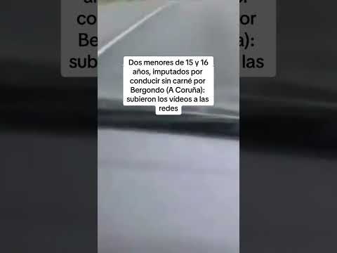 Dos menores de 15 y 16 años, imputados por conducir sin carné por Bergondo (A Coruña)