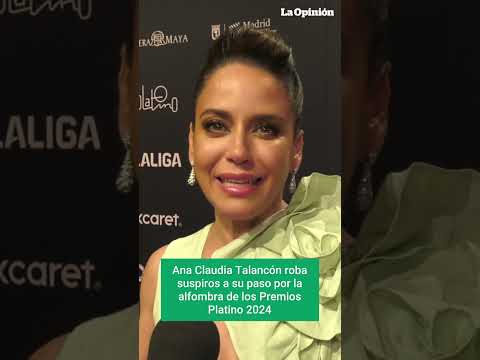 Ana Claudia Talancón roba miradas con este vestido en los Premios Platino 2024 | La Opinión