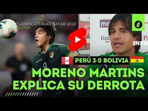 MARCELO MORENO MARTINS habla tras el Perú 3-0 Bolivia y EXPLICA la derrota boliviana | #shorts