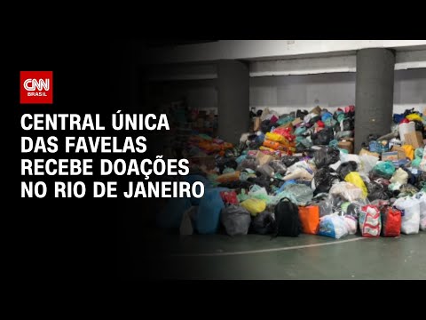 Central Única das Favelas recebe doações no Rio de Janeiro | CNN PRIME TIME