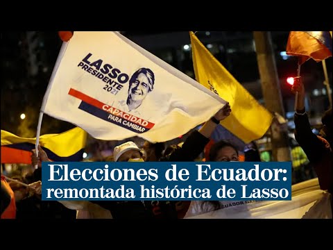 Elecciones de Ecuador: remontada histórica del conservador Guillermo Lasso