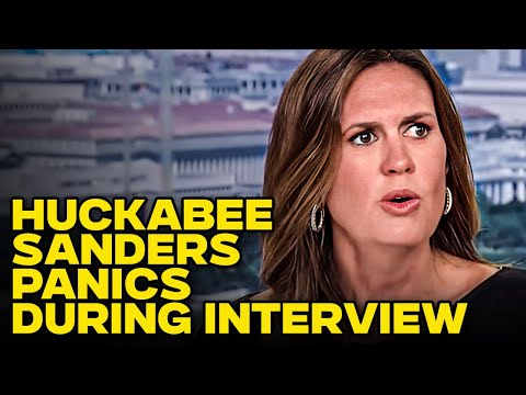 Sarah Huckabee Sanders Panics When Asked Why Women Hate Donald Trump