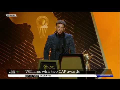 CAF Awards I Sundowns and Bafana Bafana goalkeeper Ronwen Williams walks away with silverware