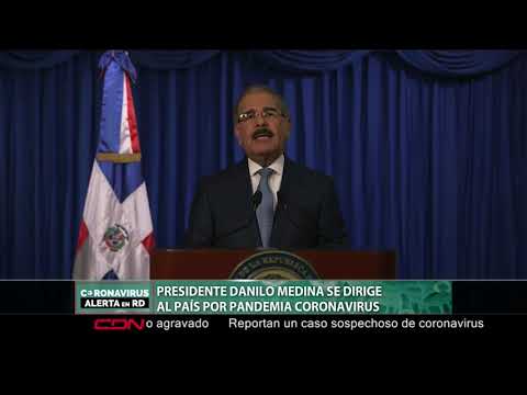 Presidente Medina anuncia nuevas medidas para contrarrestar coronavirus