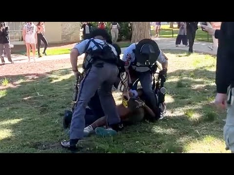 Officer deploys taser on pro-Palestine protester at Emory University