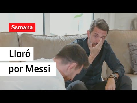 El llanto de Pablo Giralt al entrevistar a Messi | Semana Noticias