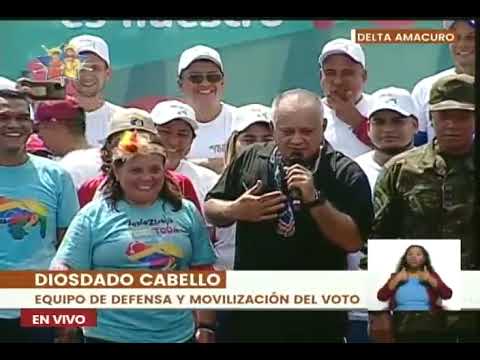 Inician campaña para el referendo por el Esequibo en Delta Amacuro, Diosdado Cabello y otros