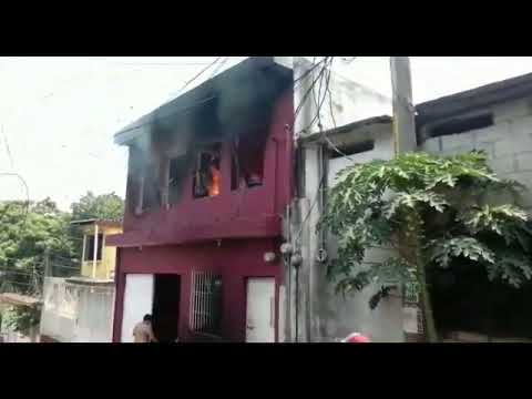 Incendio de vivienda deja pérdidas de miles de quetzales en Escuintla