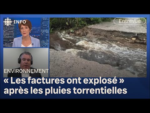 Pluies torrentielles à Chertsey : des dégâts causés par les précipitations