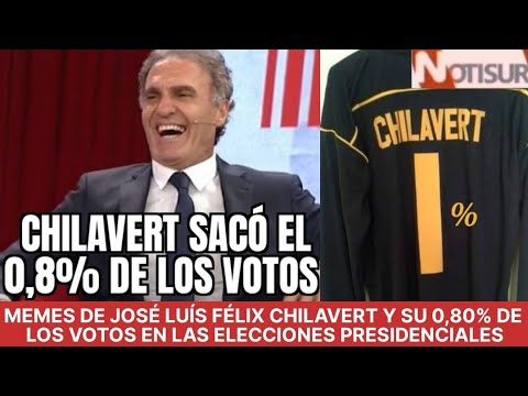 Memes de Jose Luis Chilavert y su 0,8% en las elecciones presidenciales de Paraguay