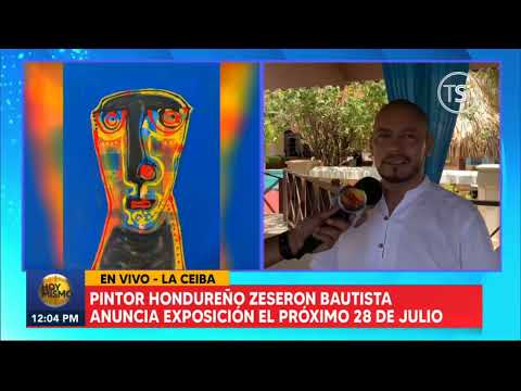 Cicerón Bautista: Pintor Hondureño su próxima exposición 28 de Julio 2022 en La Ceiba