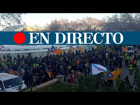 DIRECTO | Protestas independentistas por la cumbre de Sánchez y Macron en Barcelona