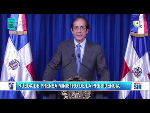 Rueda de Prensa del Ministro de la Presidencia Gustavo Montalvo 21-04-2020