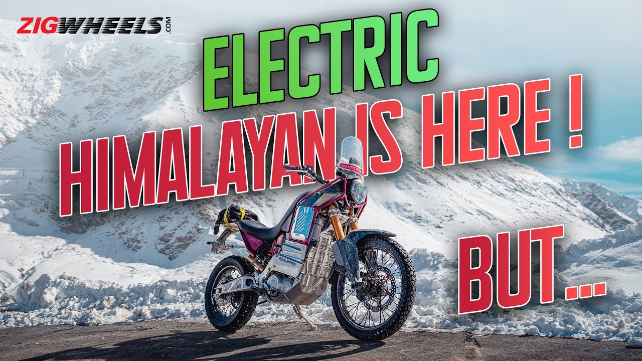 Royal Enfield Himalayan Electric Unveiled At EICMA 2023 | Looks rugged and futuristic | ZigFF