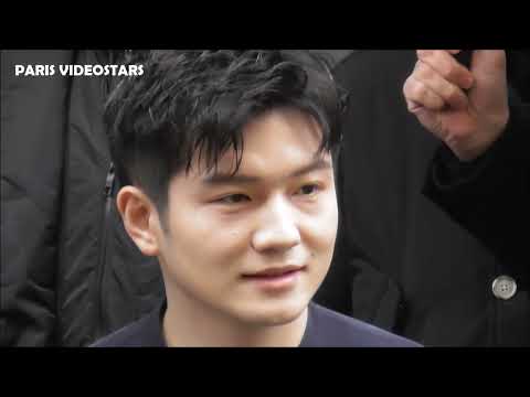 Fan Zhendong  ( Table tennis champion ) @ Milan Fashion Week 20 january 2025 show Giorgio Armani