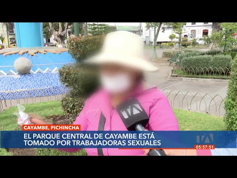 Moradores de Cayambe piden reubicación de trabajadoras sexuales