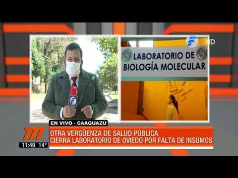 Cierran laboratorio por falta de insumos en Caaguazú