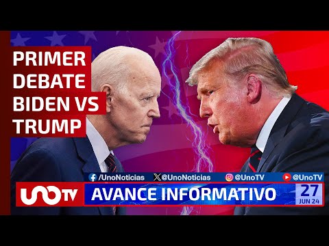 PRIMER DEBATE PRESIDENCIAL ENTRE BIDEN Y TRUMP