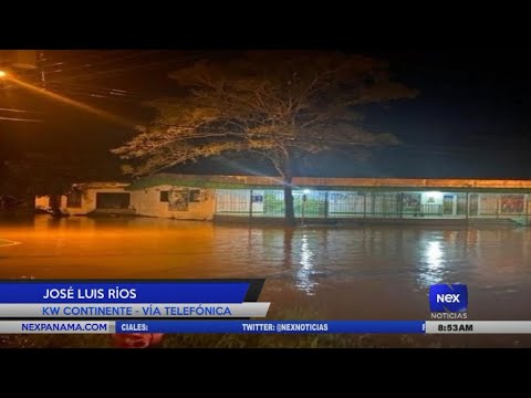 Se registran inundaciones en Los Santos y Veraguas