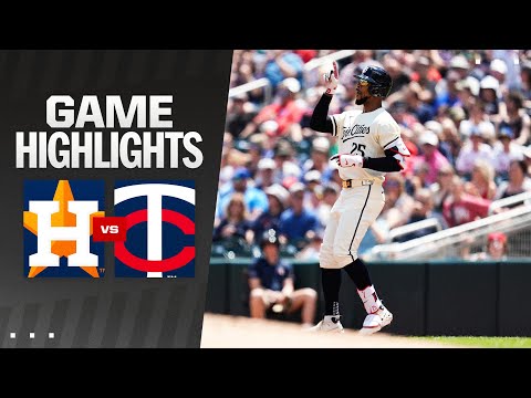 Astros vs. Twins Game Highlights (7/7/24) | MLB Highlights