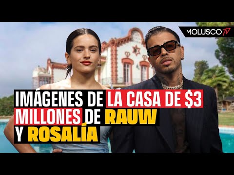 Rauw y Rosalía compran casa en España de 3 millones de euros. Tenemos las imágenes