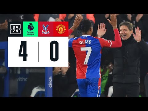 Crystal Palace vs Manchester United (4-0) | Resumen y goles | Highlights Premier League