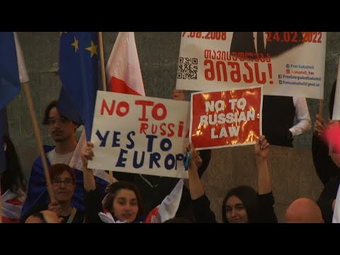 Géorgie: 10.000 manifestants à Tbilissi contre la loi sur les agents de l'étranger | AFP