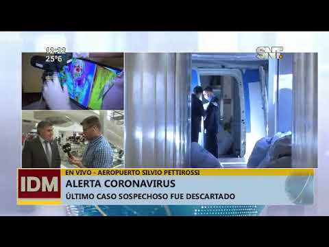 Alerta Coronavirus en el Aeropuerto Silvio Pettirossi