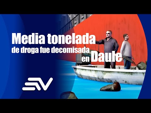 Media tonelada de droga fue decomisada en Daule