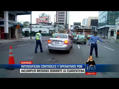 Autoridades de Guayaquil controlan circulación de vehículos según número de la placa