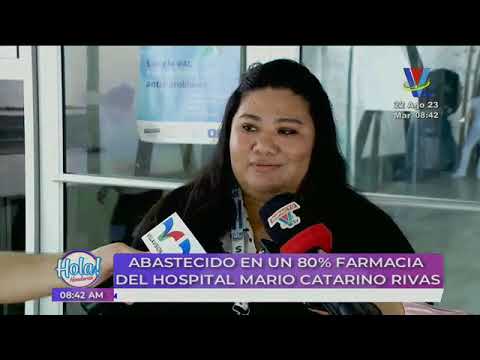Abastecido en un 80% farmacia del hospital Mario Catarino Rivas