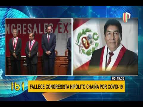 Hipólito Chaiña: decenas despiden a congresista fallecido por la covid-19