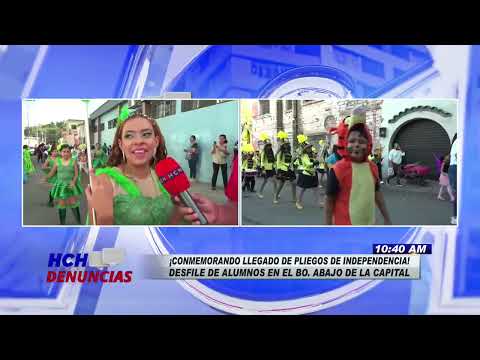 ¡Con desfiles y otros actos cívicos!, Celebran Llegada de los Pliegos de Independencia a Honduras