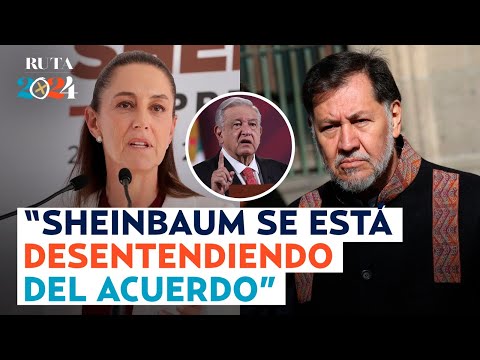 “El acuerdo se hizo con AMLO, no con Sheinbaum” Señala analista ante reclamo de Fernández Noroña