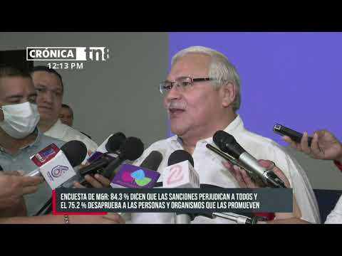 Nicaragüenses condenan injerencia extranjera y medidas coercitivas