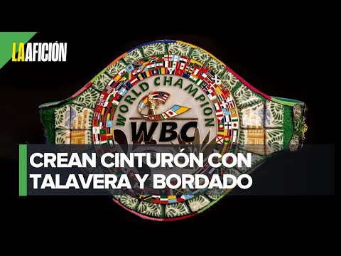 Mauricio Sulaimán presenta el cinturón conmemorativo que se llevará el ganador de Canelo vs Ryder