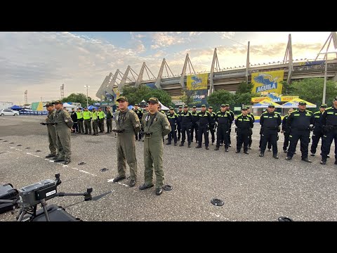 Todo listo para que Policía garantice la seguridad a asistentes al partido entre Colombia vs Brasil