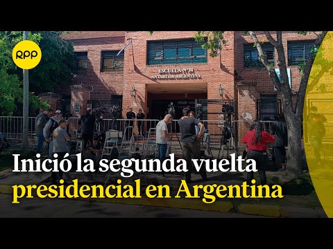 Iniciaron las votaciones en Argentina por la segunda vuelta presidencial