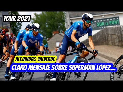 CICLISMO ? Claro Mensaje de VALVERDE Sobre SUPERMAN LOPEZ...