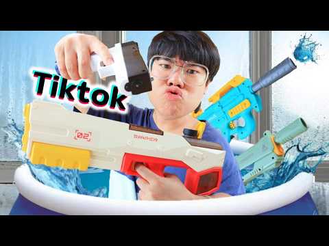 ปืนฉีดน้ำไฟฟ้าสุดฮิตในTiktok!